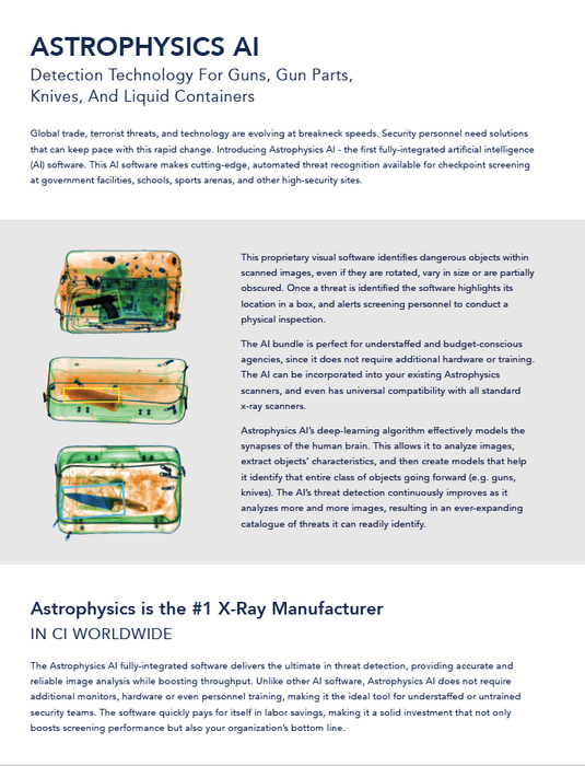 Astrophysics Artificial Intelligence (AI) Software